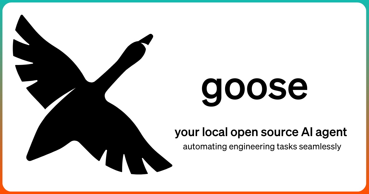 goose, command-line coding agent, as shown on its official site