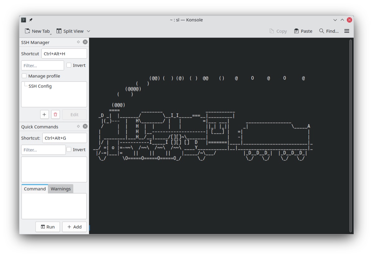 Konsole preview image from its official site