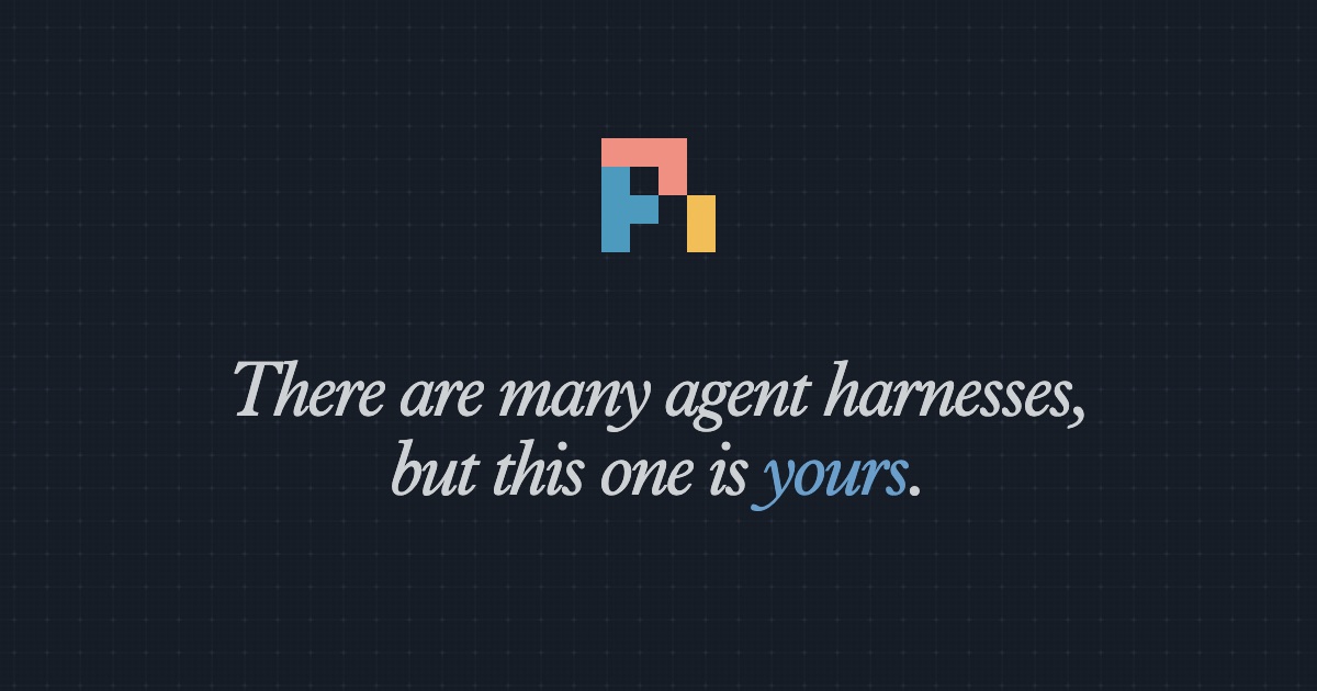 pi, command-line coding agent, as shown on its official site
