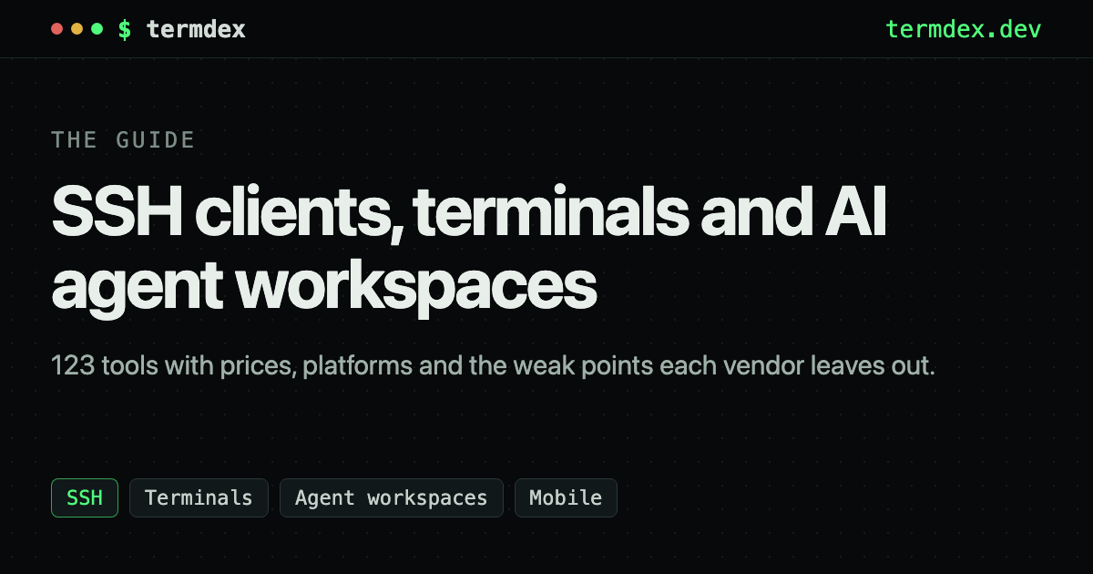 SSH clients compared | Termdex